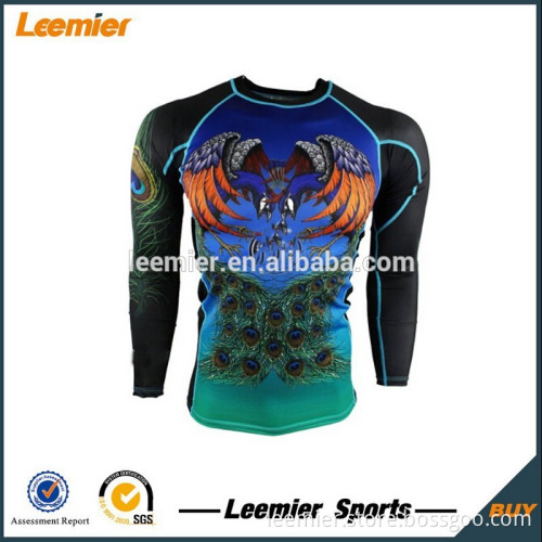 Custom youth size MMA rash guard made in China